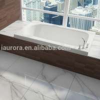 CE approved acrylic simple drop-in bathtub