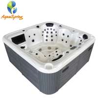 Heart shaped double whirlpool air massage bathtub