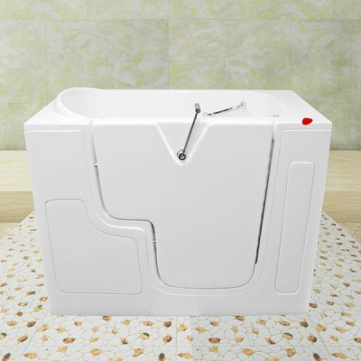 Hot sale bathtub with seat for people with big mobility problem T3052